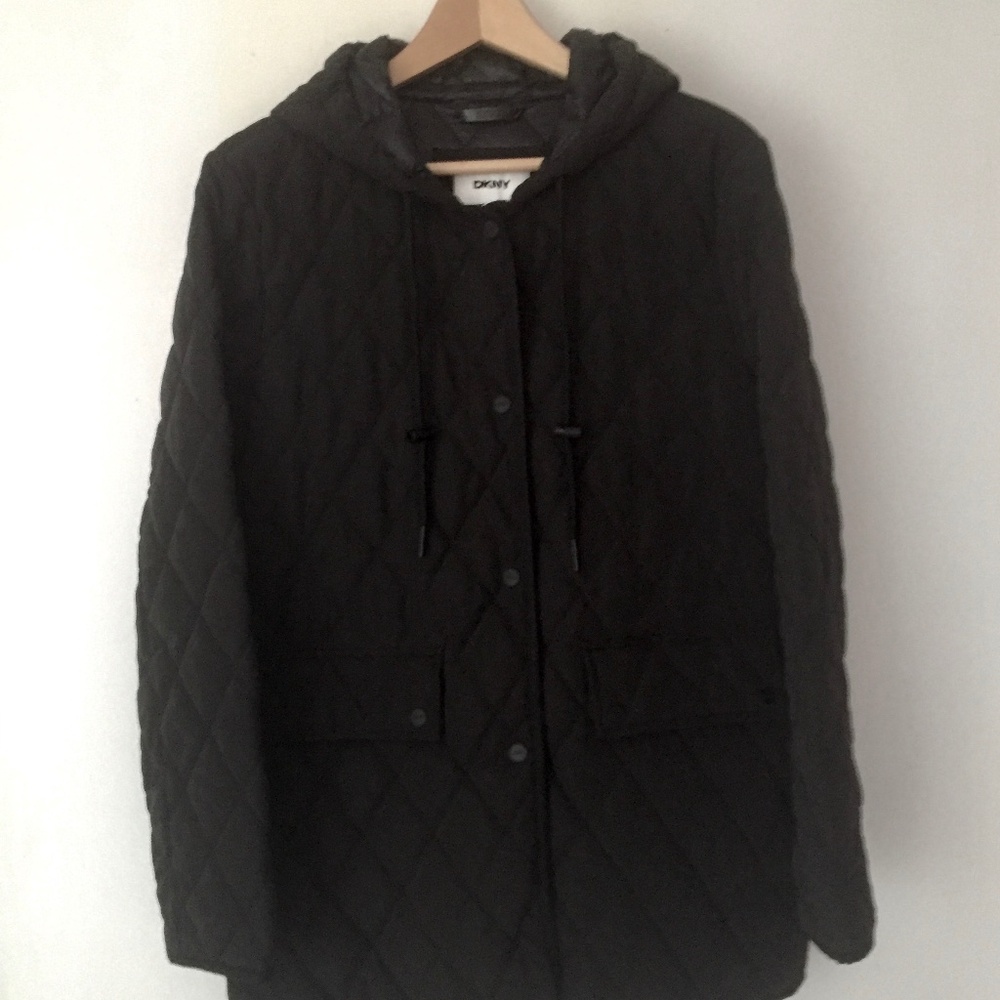 DKNY Woman's Hooded Jacket, Size Medium